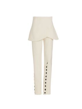 A.W.A.K.E. Mode Basque Crepe Overlay Pants Size 2 (36)